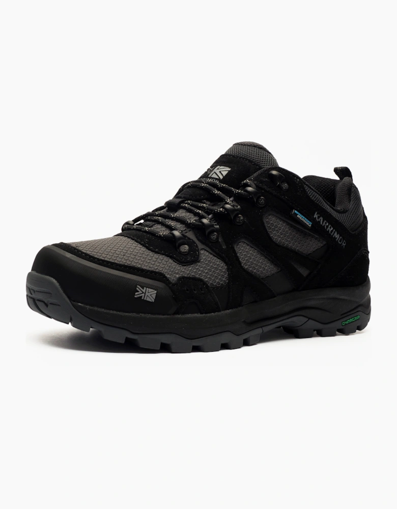 Karrimor Premium Bodmin Low 6 Mens Hiking Shoes Black / Grey