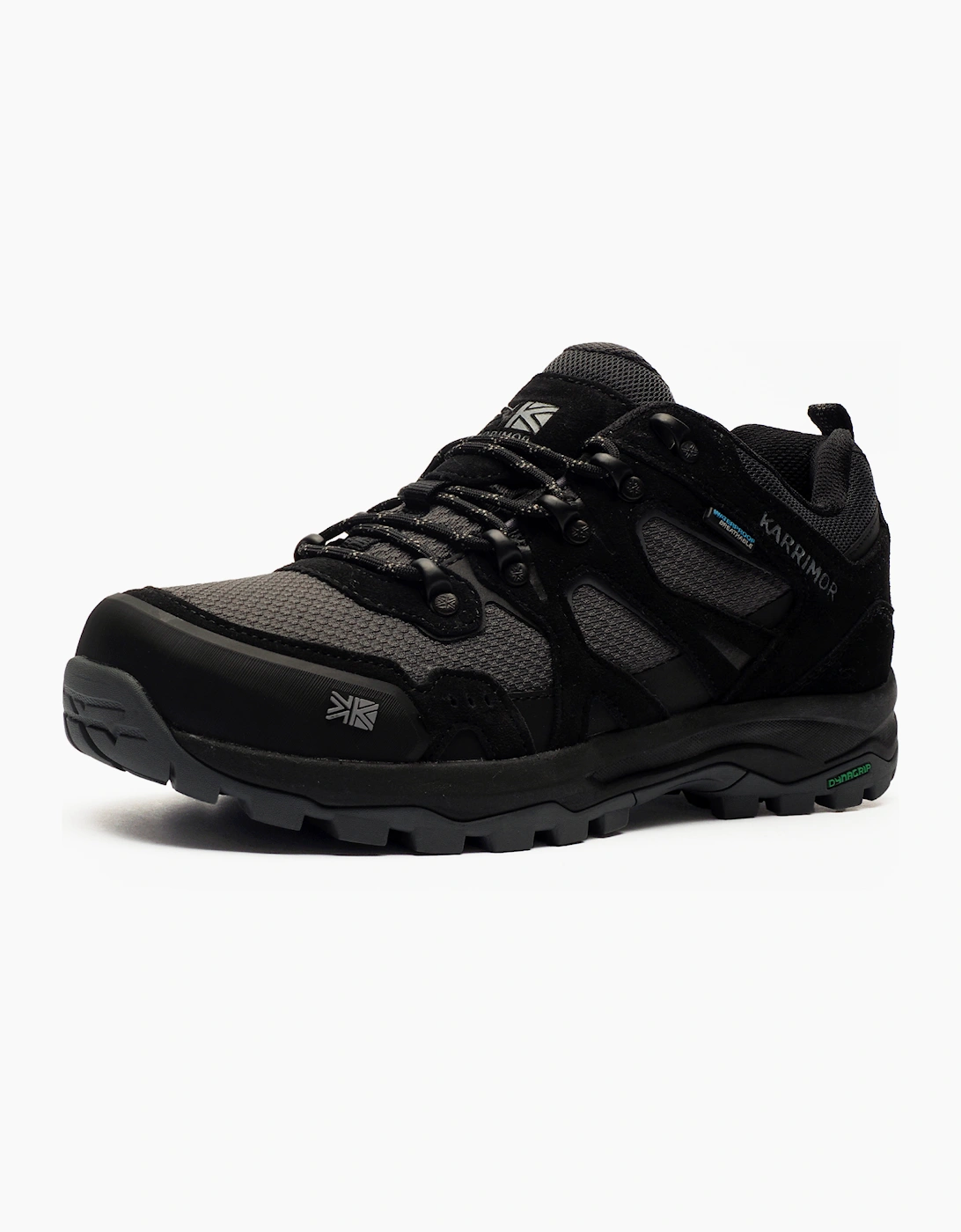 Karrimor Premium Bodmin Low 6 Mens Hiking Shoes Black / Grey