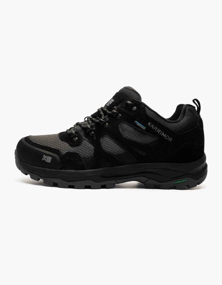 Karrimor Premium Bodmin Low 6 Mens Hiking Shoes Black / Grey