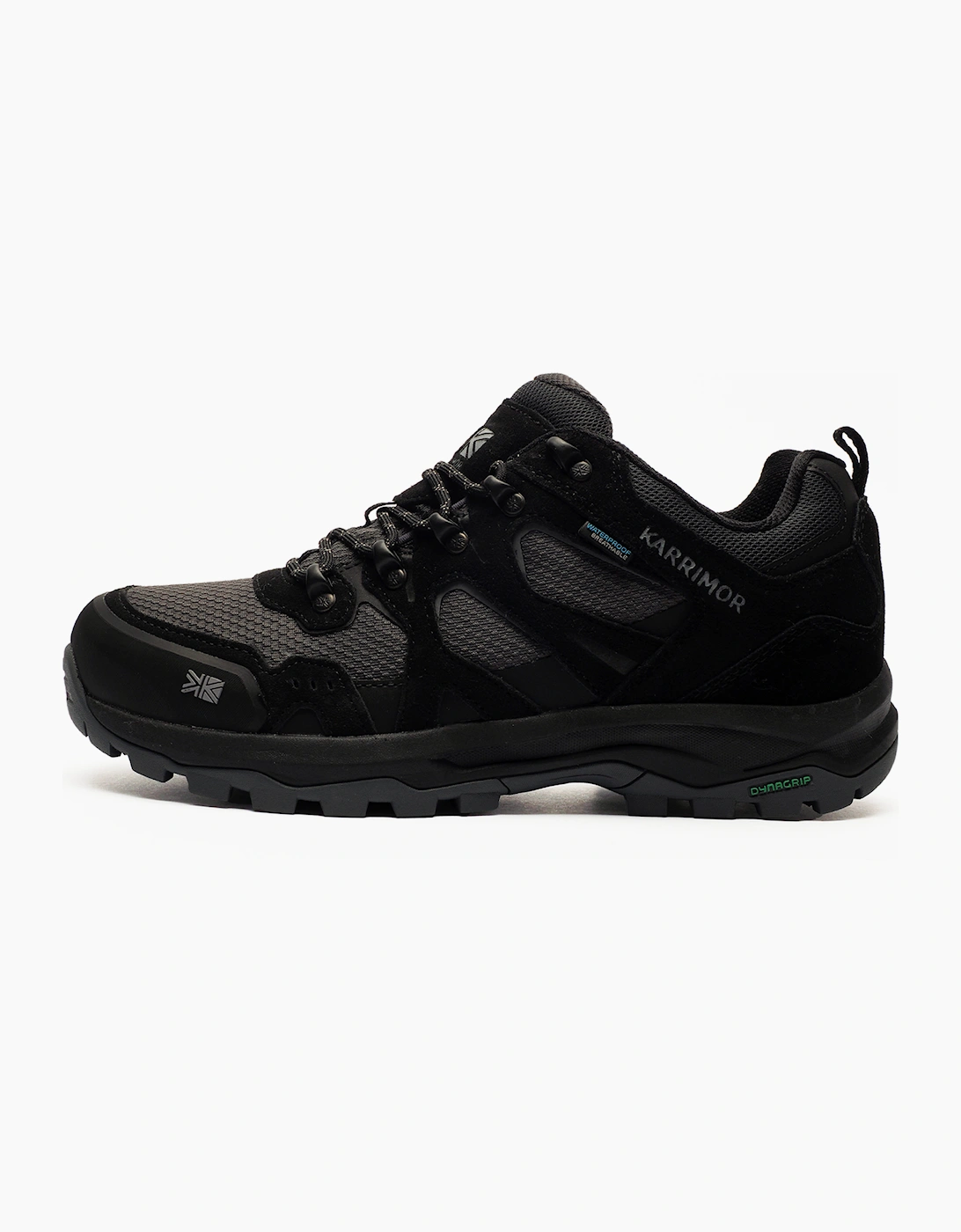 Karrimor Premium Bodmin Low 6 Mens Hiking Shoes Black / Grey