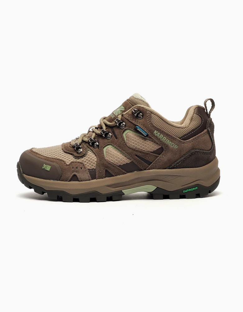 Karrimor Premium Bodmin Low 6 Womens Waterproof Hiking Shoes Brindle
