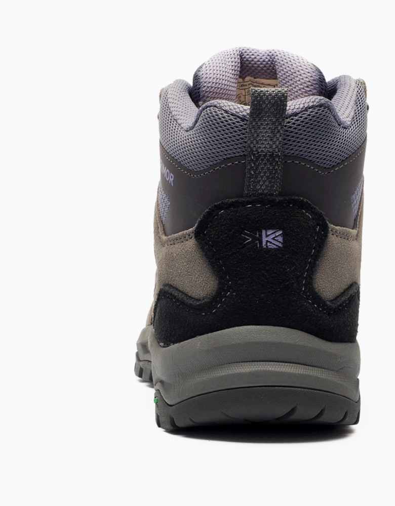 Karrimor Premium Bodmin Mid 6 Womens Waterproof Hiking Boots Grey / Purple