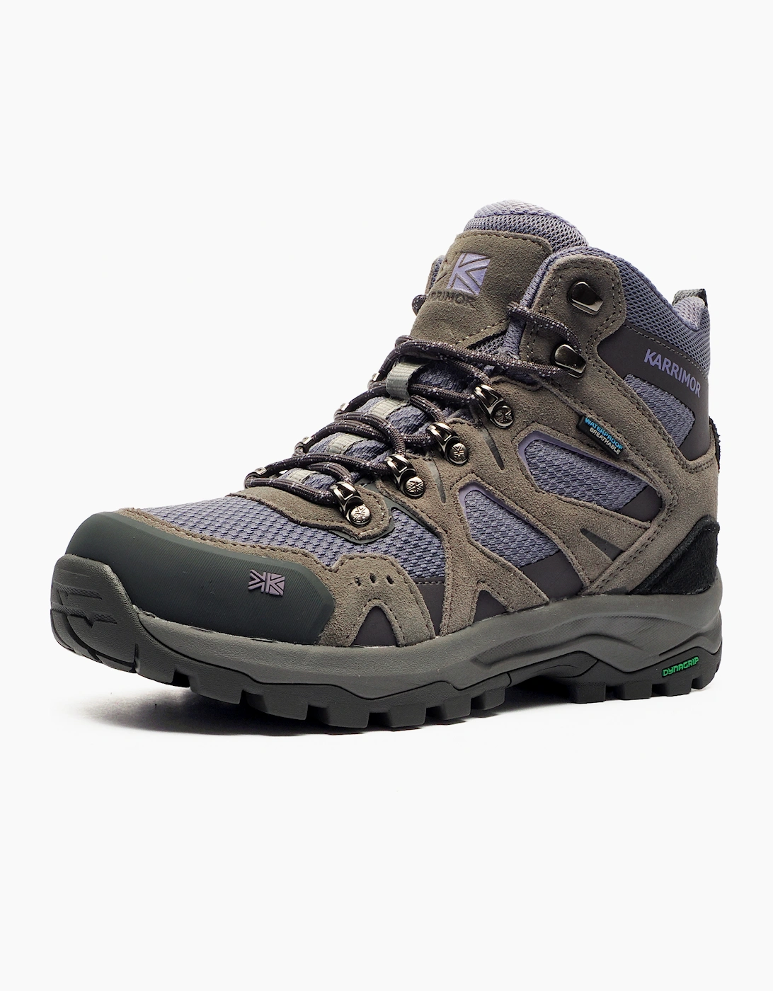 Karrimor Premium Bodmin Mid 6 Womens Waterproof Hiking Boots Grey / Purple