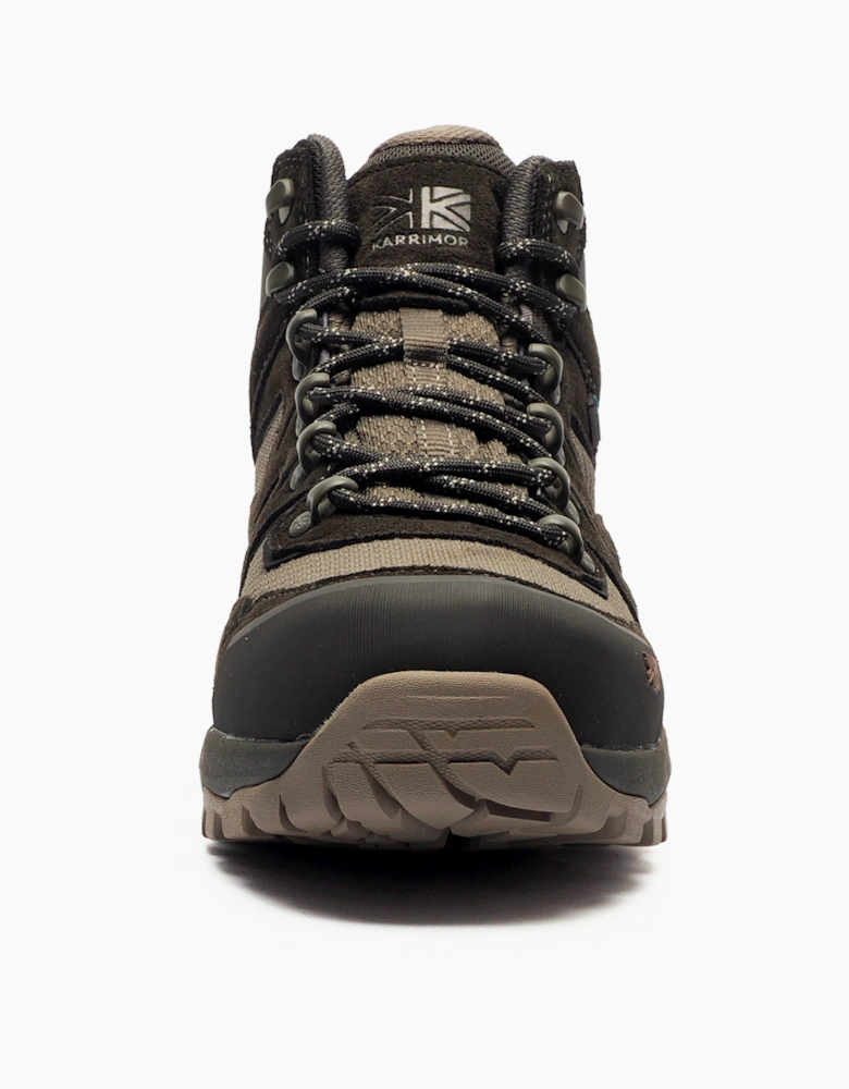 Karrimor Premium Bodmin Mid 6 Mens Waterproof Hiking Boots Black / Olive