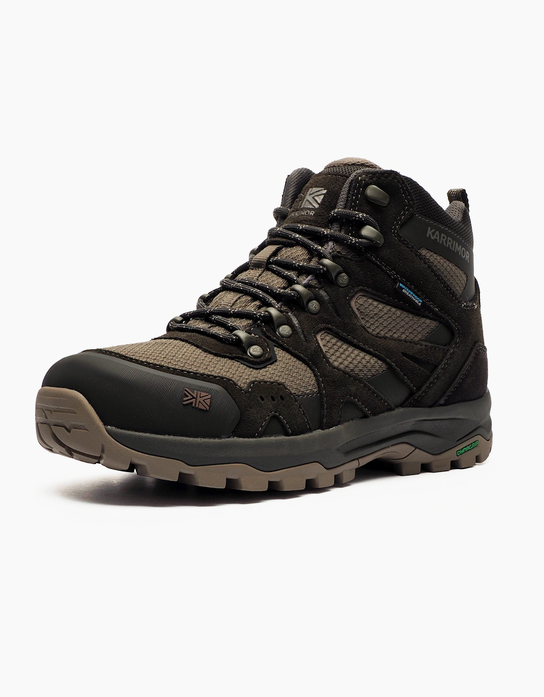Karrimor Premium Bodmin Mid 6 Mens Waterproof Hiking Boots Black / Olive