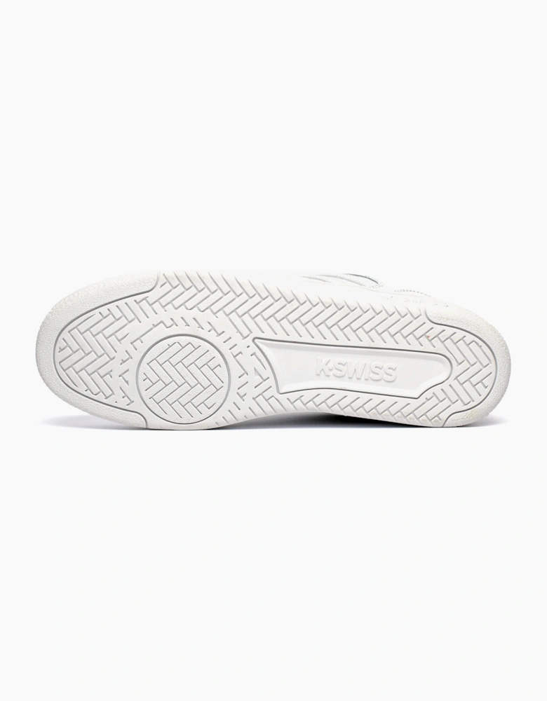 K-Swiss Court Palisades Mens Leather Trainers White / Grey