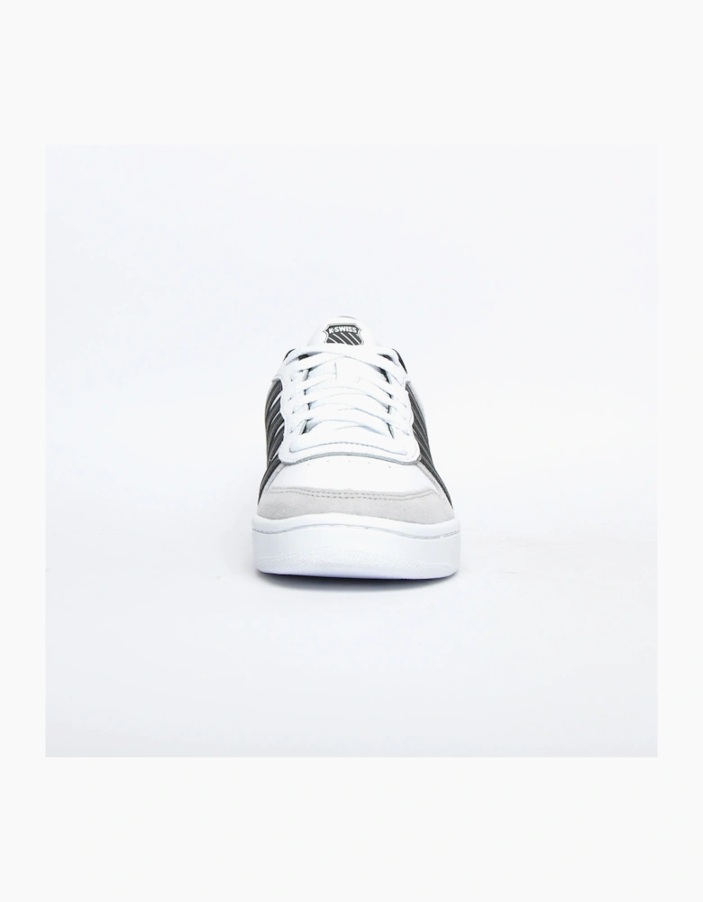 K-Swiss Court Palisades Mens Leather Trainers White / Grey / Black