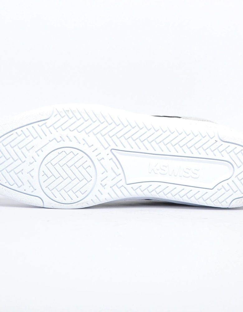 K-Swiss Court Palisades Mens Leather Trainers White / Grey / Black
