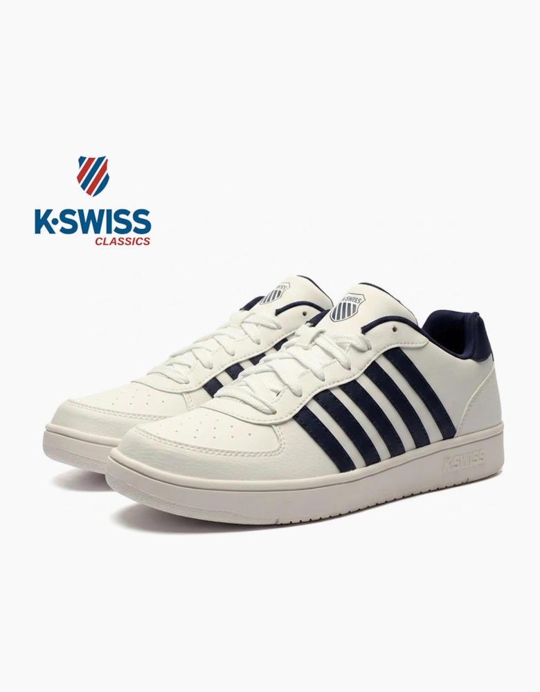 K-Swiss K Swiss Court California Mens Trainers White / Indigo Navy