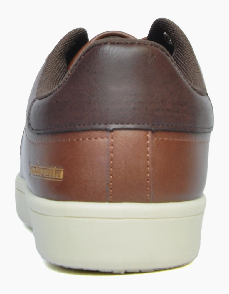 Lambretta Pinball 2 Mens Trainers Tan / Brown