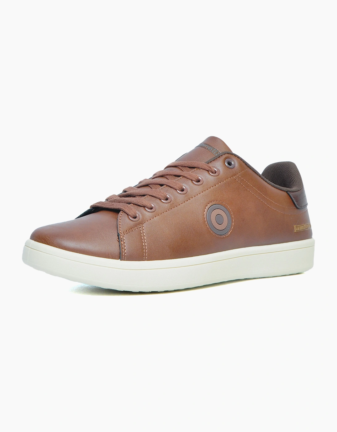 Lambretta Pinball 2 Mens Trainers Tan / Brown