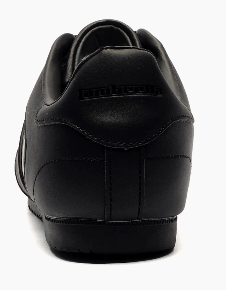 Lambretta Tatem Mens Trainers Black / Black Sole