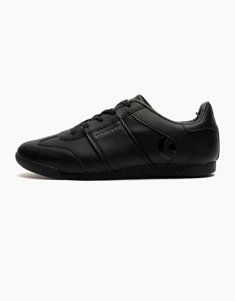 Lambretta Tatem Mens Trainers Black / Black Sole