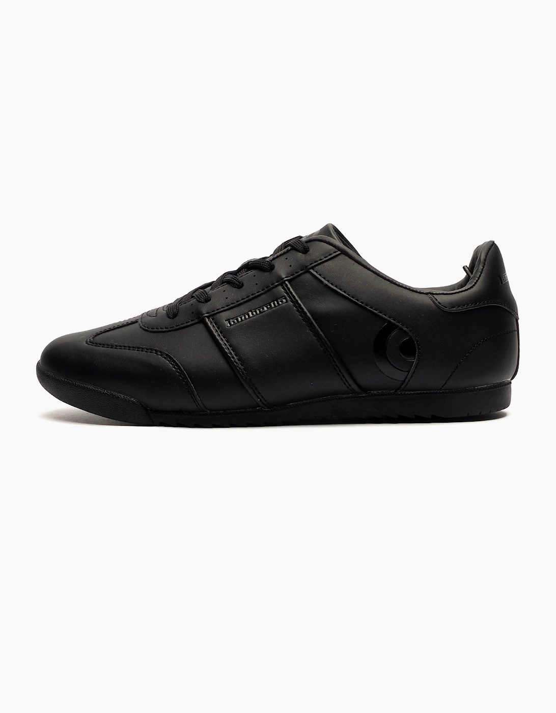 Lambretta Tatem Mens Trainers Black / Black Sole
