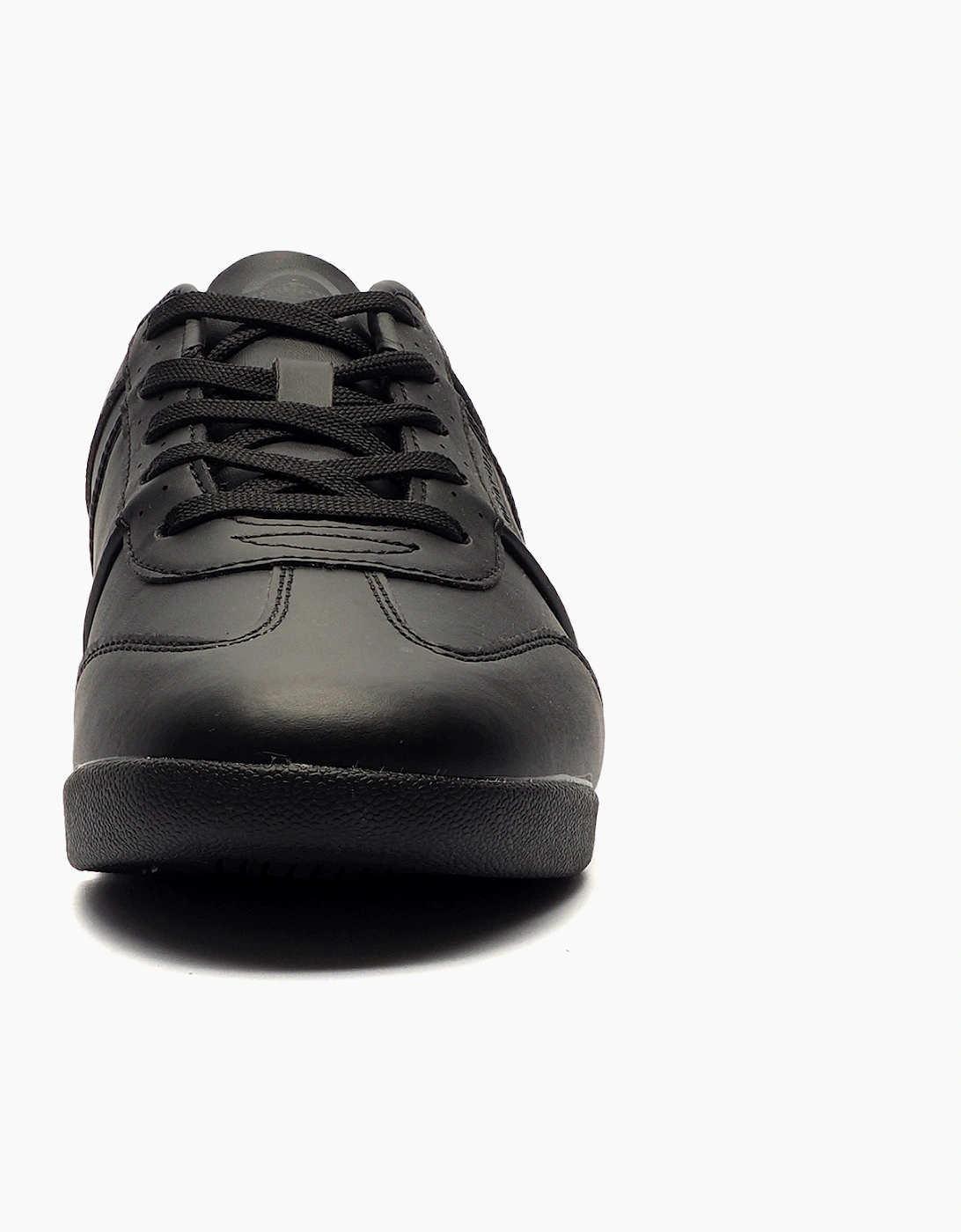 Lambretta Tatem Mens Trainers Black / Black Sole