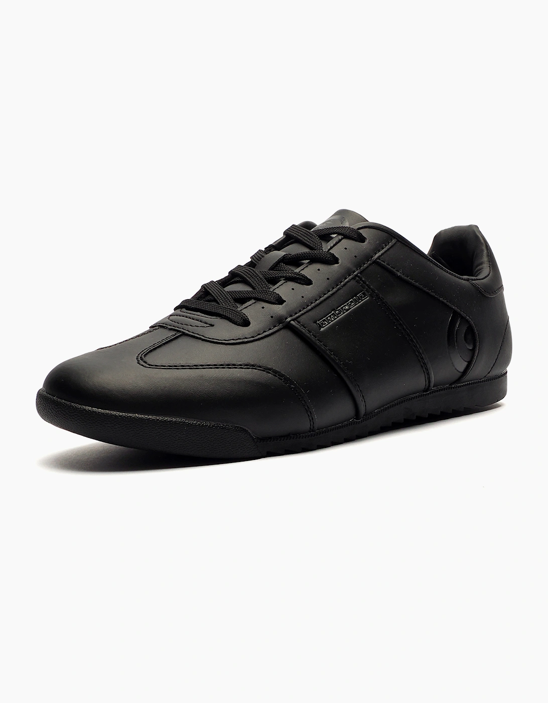 Lambretta Tatem Mens Trainers Black / Black Sole