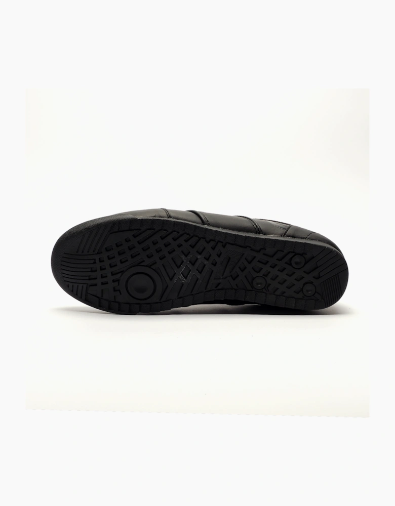 Lambretta Tatem Mens Trainers Black / Black Sole