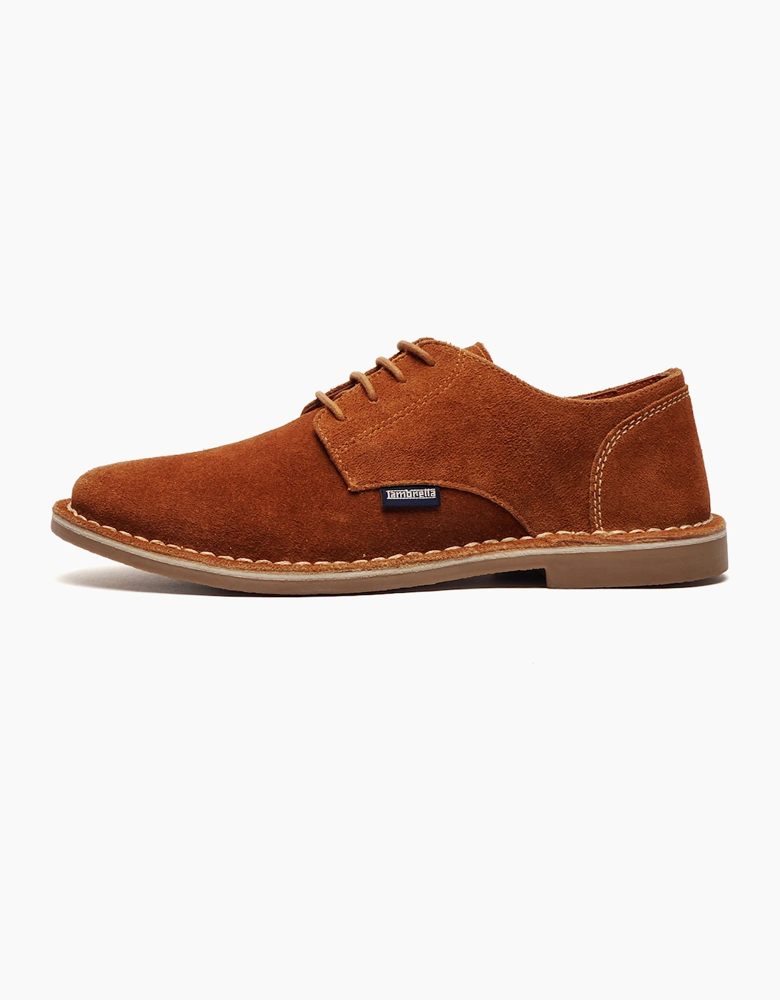 Lambretta Clerkenwell Mens Suede Shoes Tan