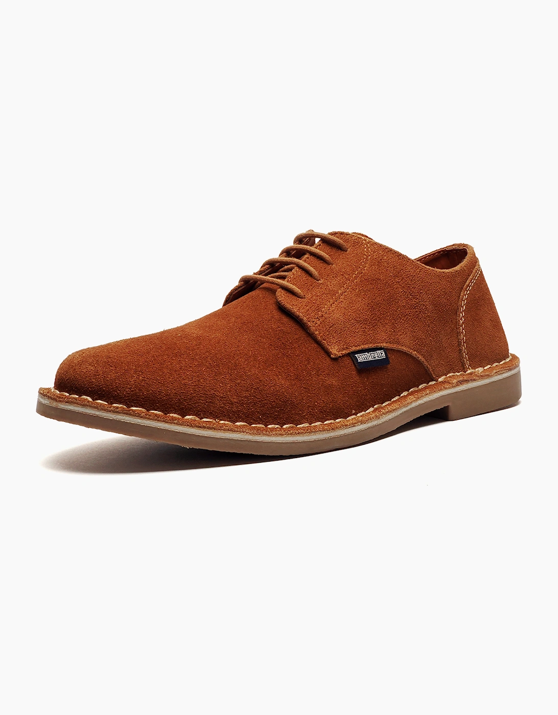 Lambretta Clerkenwell Mens Suede Shoes Tan