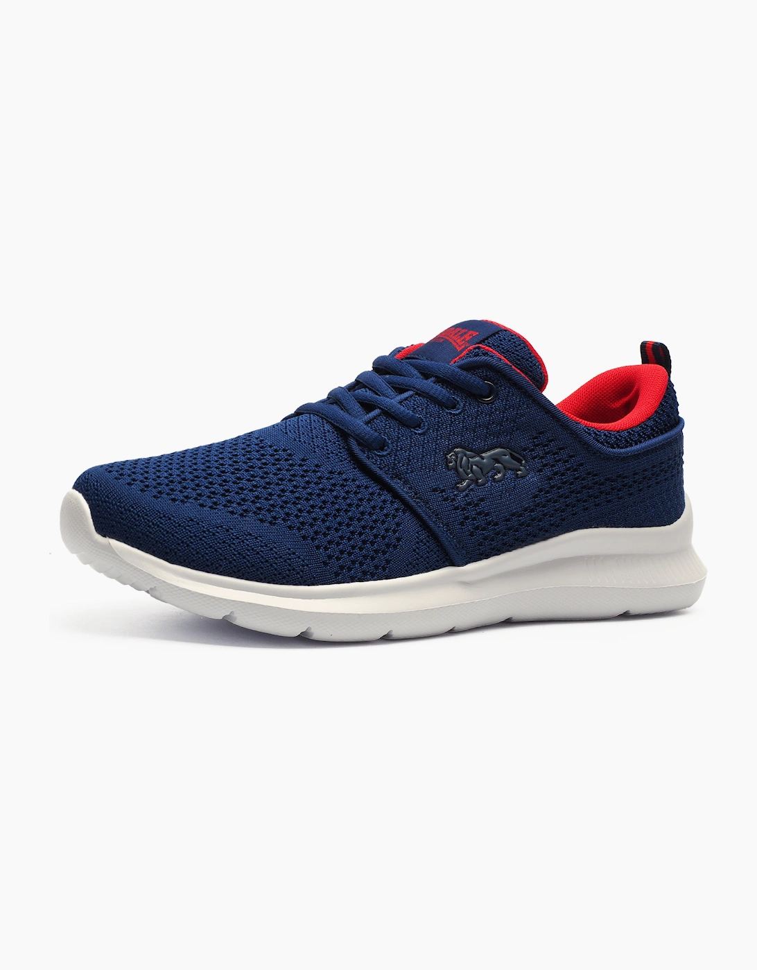 Lonsdale Durham Mens Trainers Navy / Red