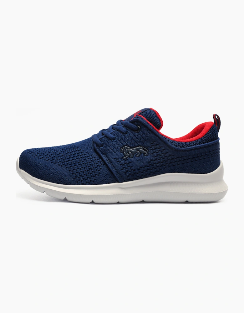Lonsdale Durham Mens Trainers Navy / Red