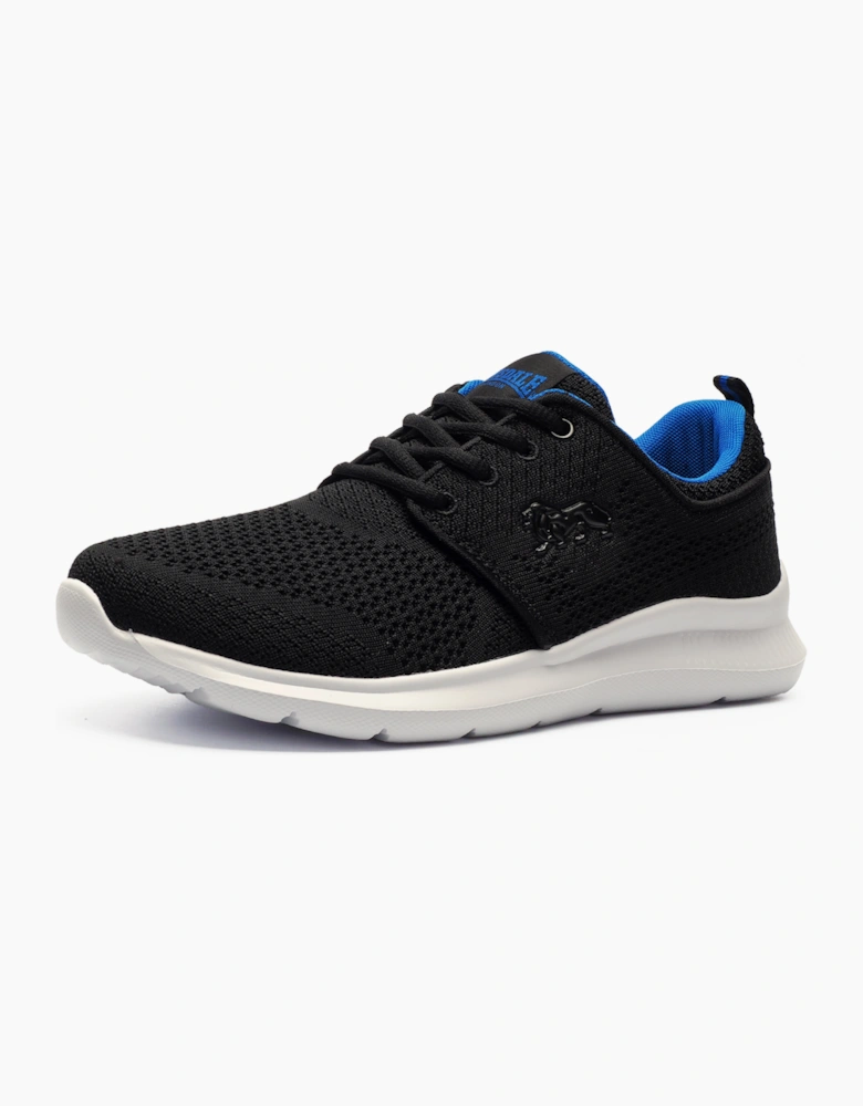 Lonsdale Durham Mens Trainers Black / Blue
