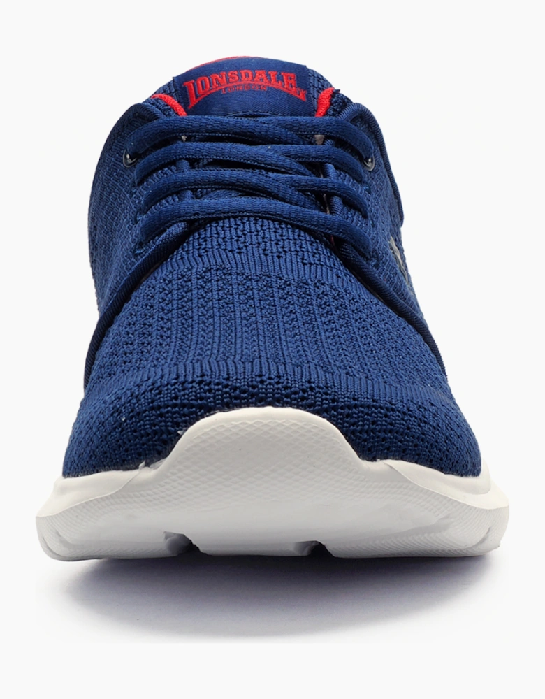 Lonsdale Durham Mens Trainers Navy / Red