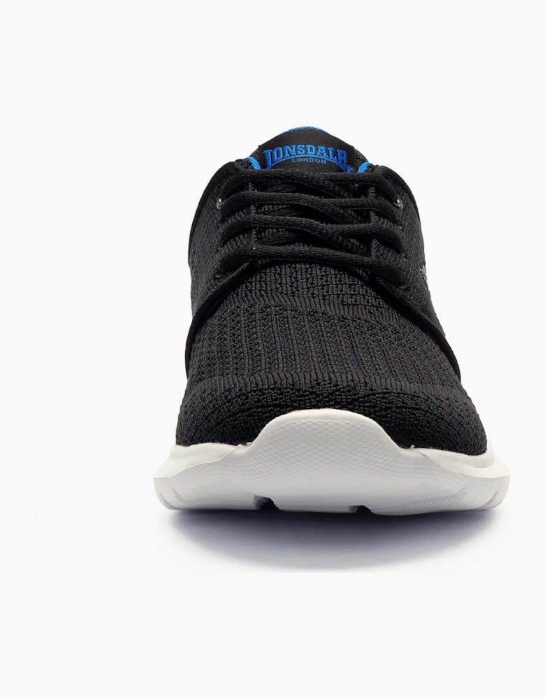 Lonsdale Durham Mens Trainers Black / Blue