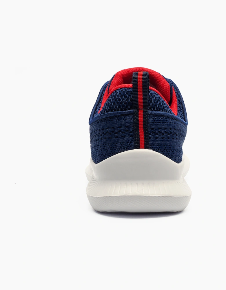 Lonsdale Durham Mens Trainers Navy / Red