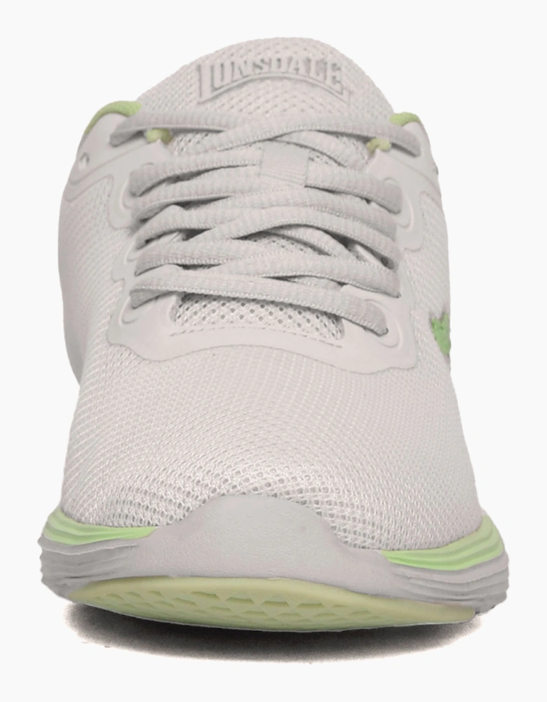 Lonsdale Stamford Womens Trainers Light Grey / White / Apple