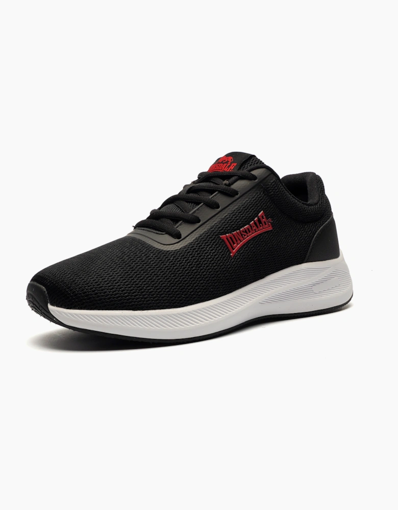Lonsdale Hartley Mens Trainers Black / Red / White