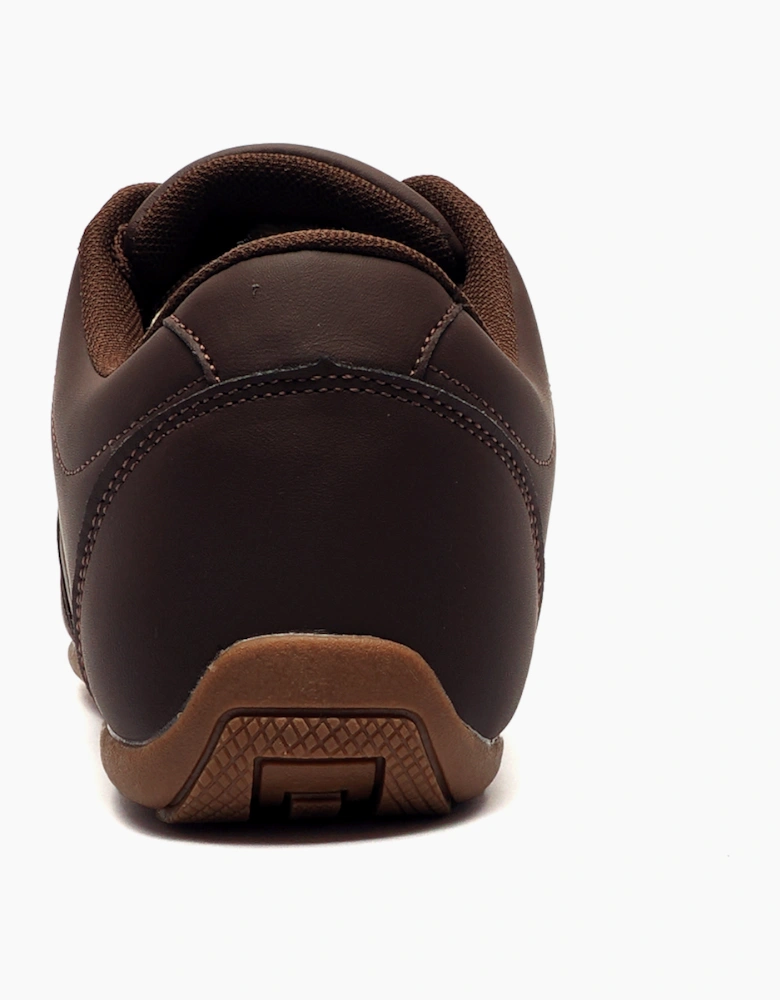 Lambretta Euro Mens Trainers Dark Chocolate