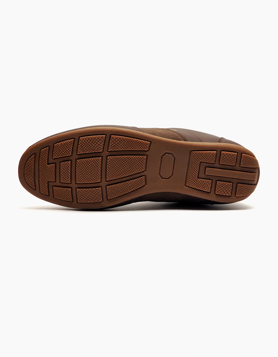 Lambretta Euro Mens Trainers Dark Chocolate