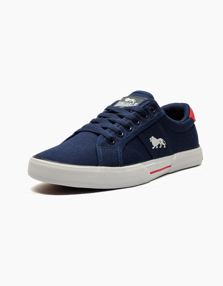 Lonsdale Stanwick Mens Trainers Navy / White / Red