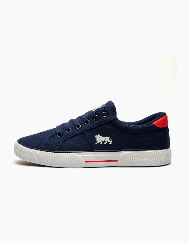 Lonsdale Stanwick Mens Trainers Navy / White / Red