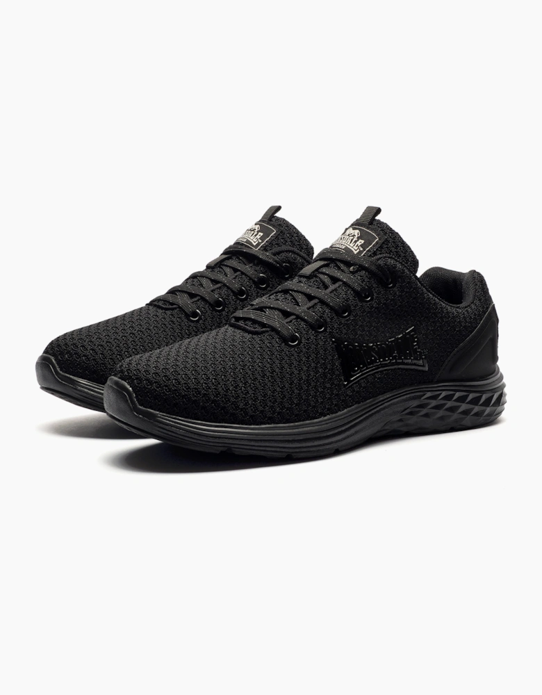 Lonsdale Silwick Blackout Mens Trainers Black Uni