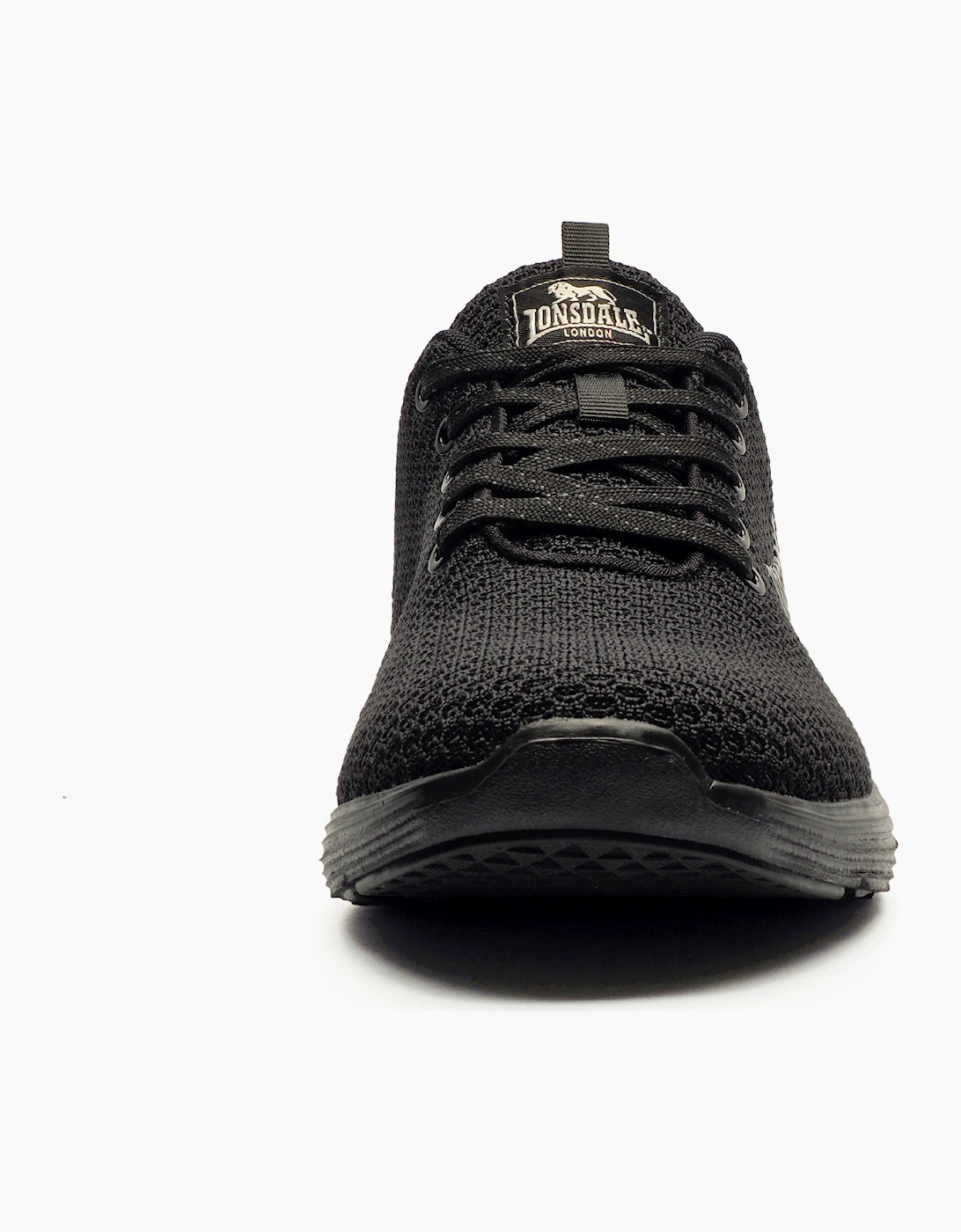 Lonsdale Silwick Blackout Mens Trainers Black Uni