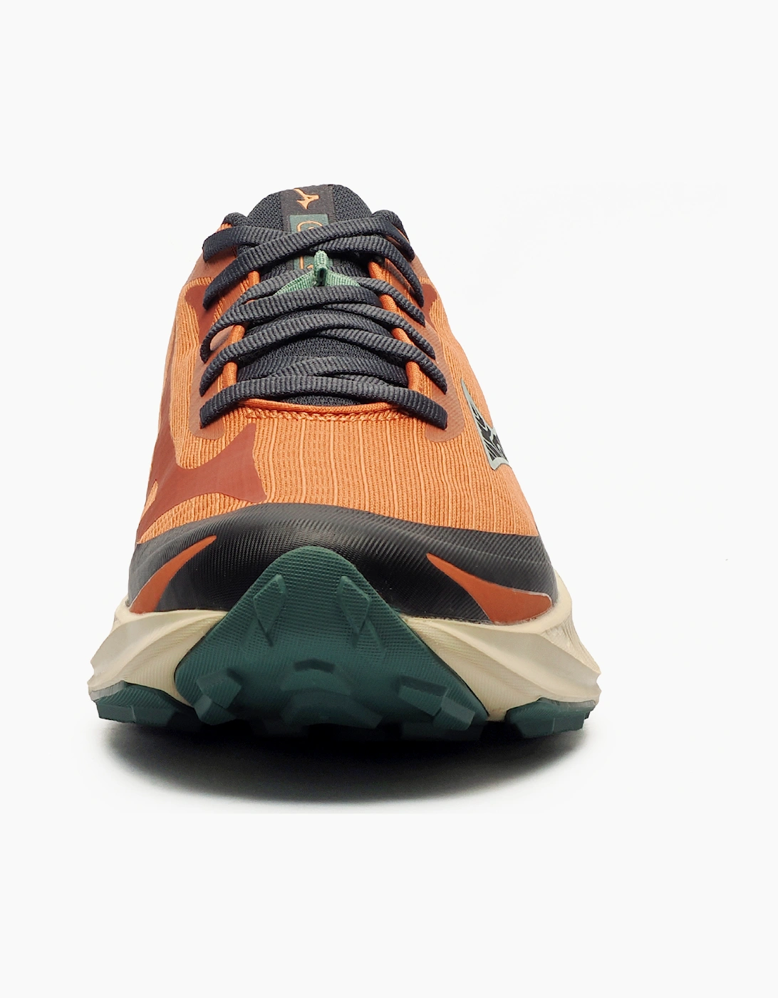 Mizuno Neo Lumina Mens Trail Running Shoes Sunburn Orange / Oblin Green