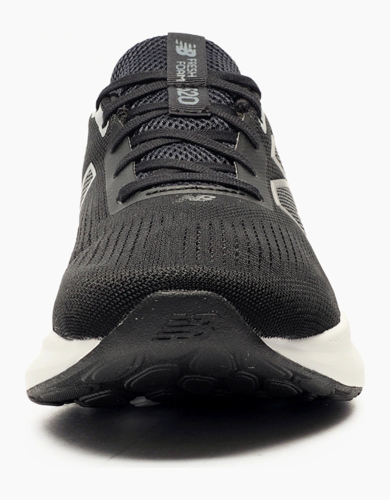 New Balance Fresh Foam 520v9 Mens Wide Fit Running Shoes Black / White / Silver