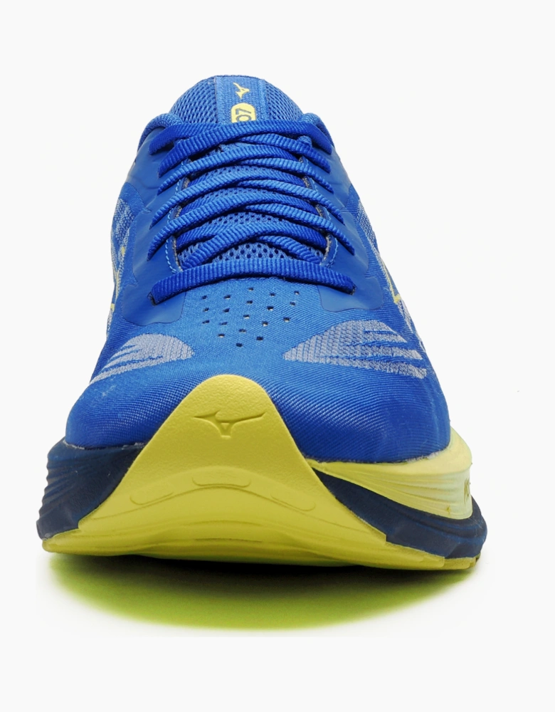 Mizuno Wave Skyrise 7 Mens Running Shoes Blue / Fortune Yellow