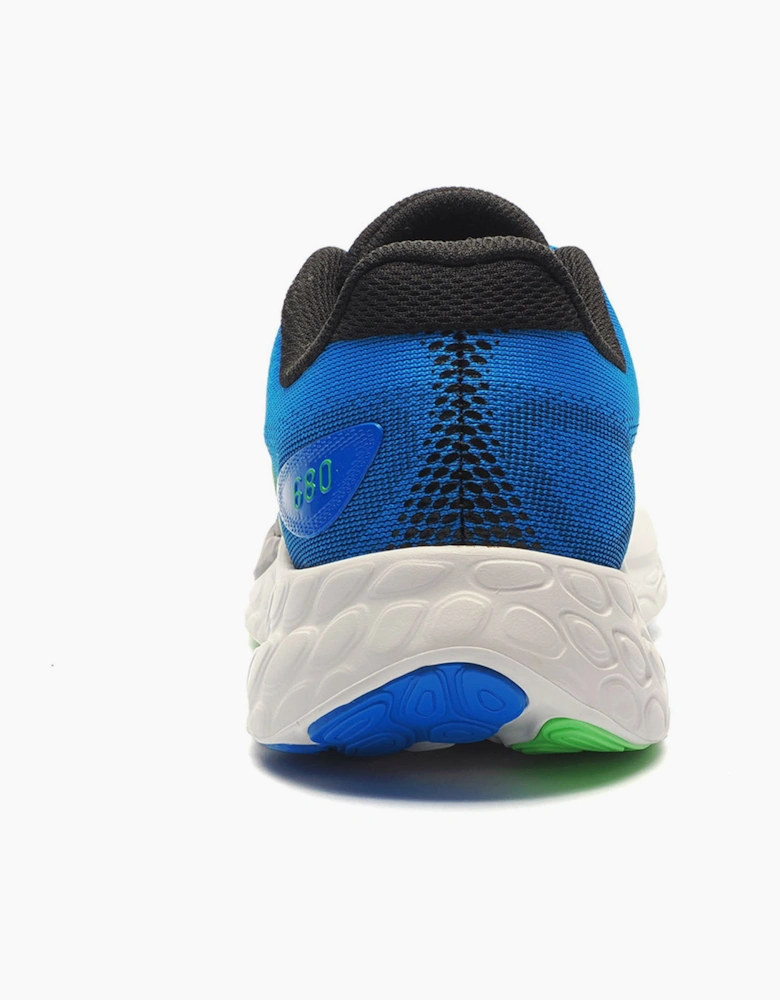 New Balance Fresh Foam 680 v8 Mens Running Shoes Blue Oasis / Lime Leaf / Black