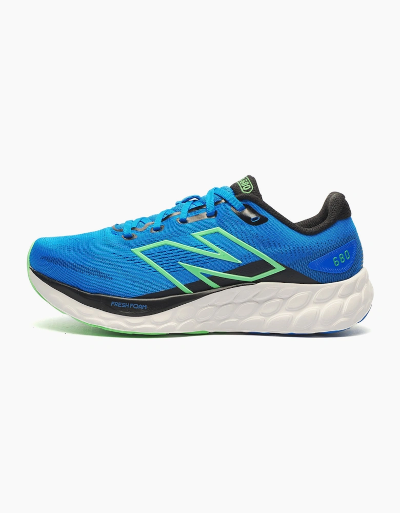 New Balance Fresh Foam 680 v8 Mens Running Shoes Blue Oasis / Lime Leaf / Black