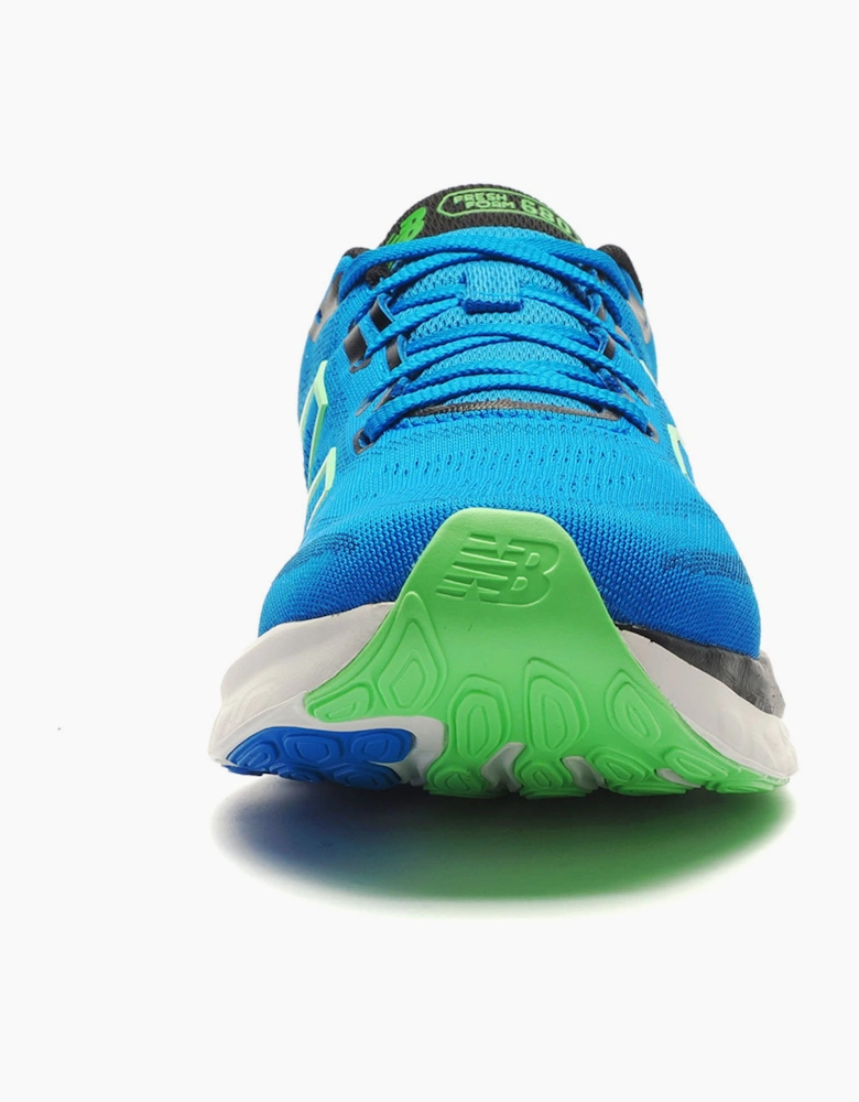 New Balance Fresh Foam 680 v8 Mens Running Shoes Blue Oasis / Lime Leaf / Black