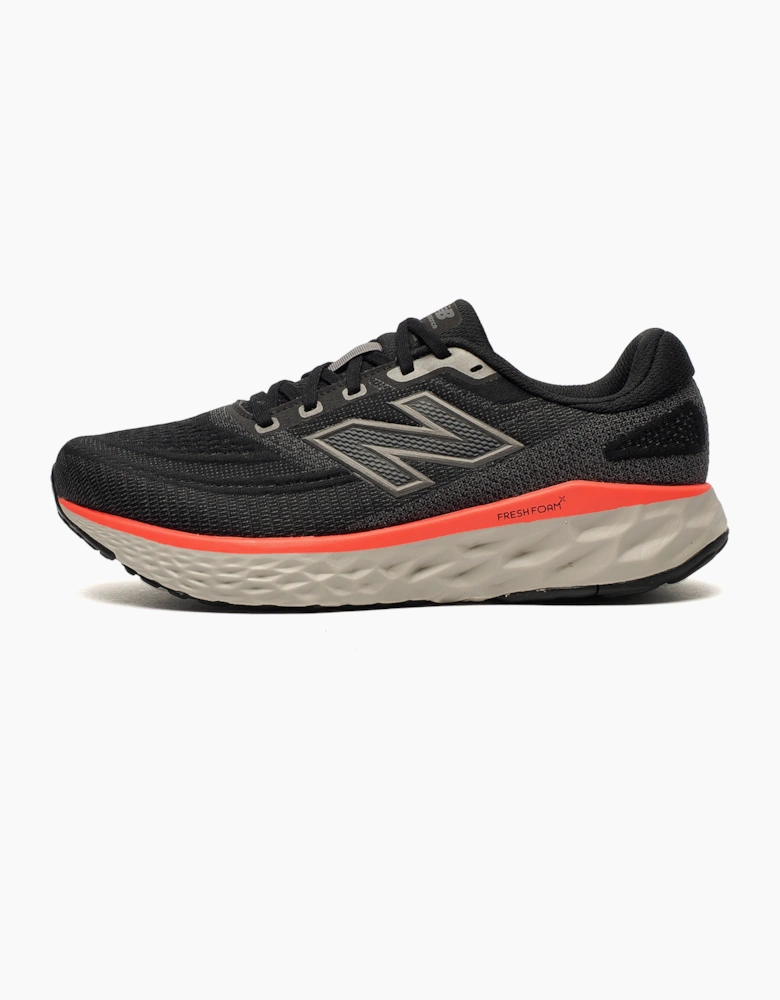 New Balance Fresh Foam X Evoz v4 Mens Wide Fit Running Shoes Black / Castle Rock / Urgent Red
