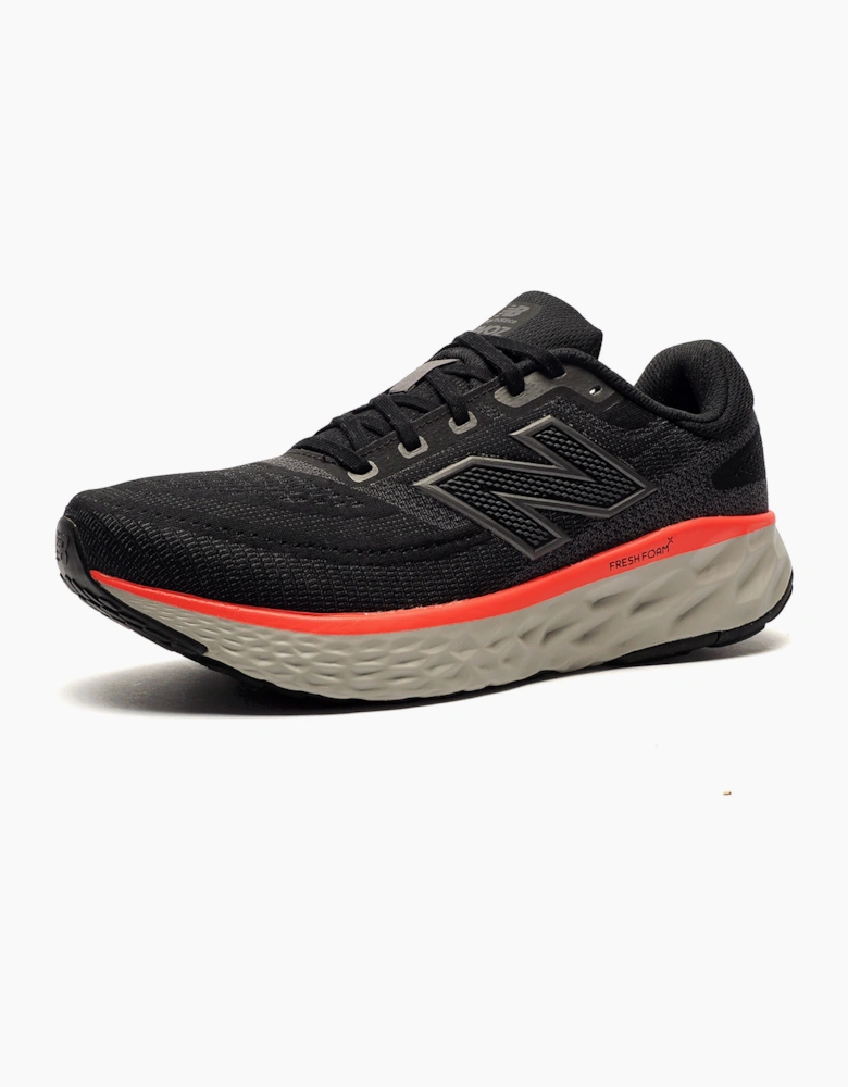 New Balance Fresh Foam X Evoz v4 Mens Running Shoes Black / Castlerock / Urgent Red