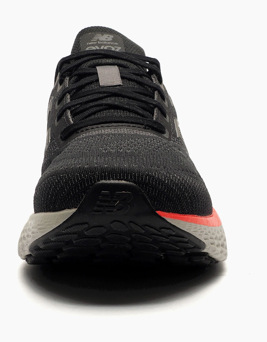 New Balance Fresh Foam X Evoz v4 Mens Running Shoes Black / Castlerock / Urgent Red