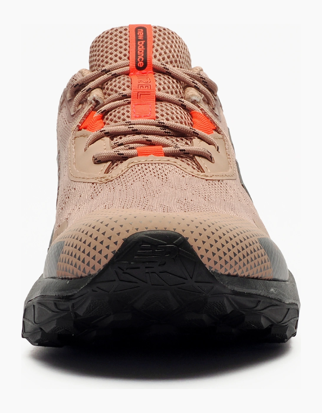 New Balance DynaSoft Nitrel v6 Mens Trail Running Shoes Flat Taupe / Urgent Red / Black