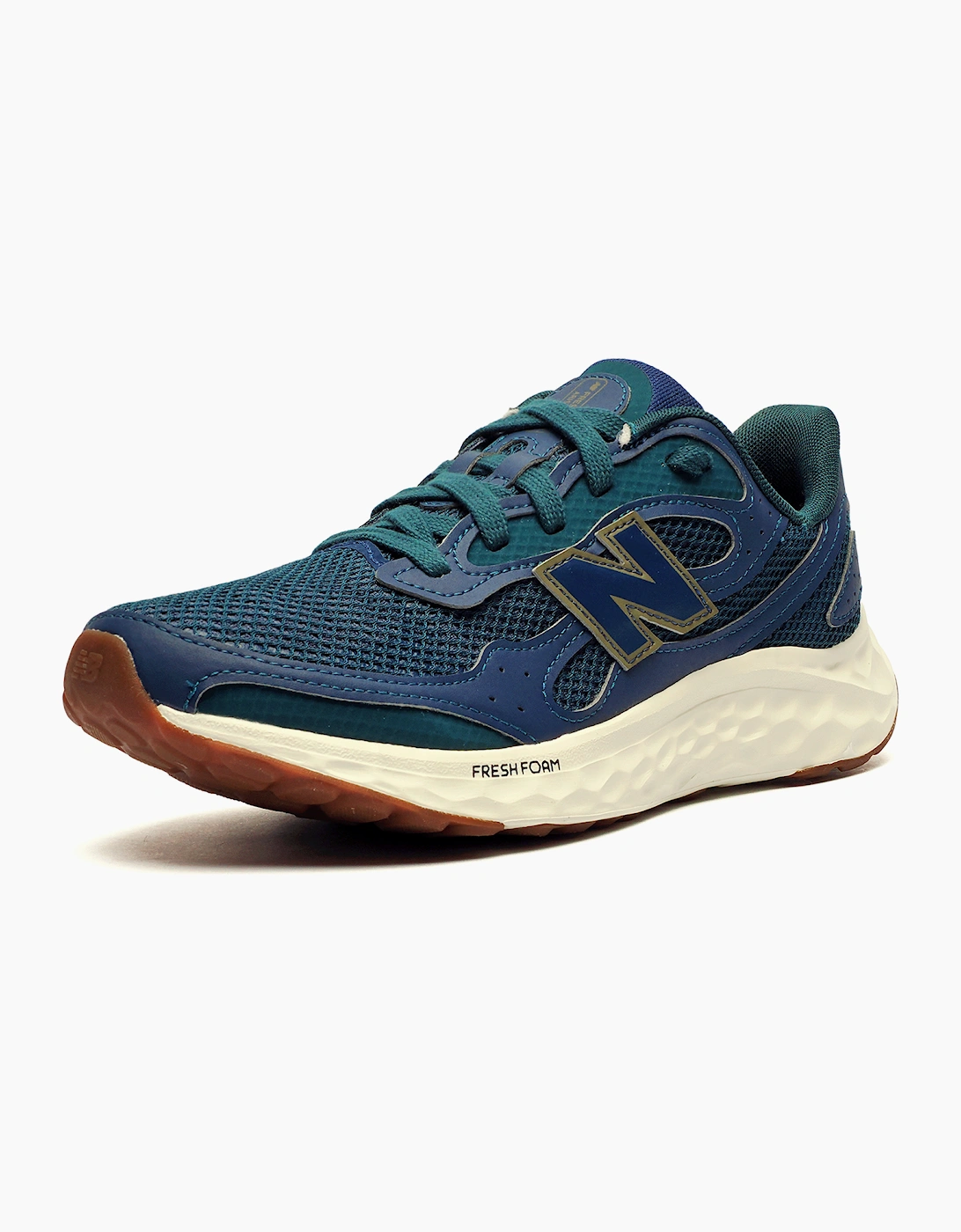 New Balance Fresh Foam Arishi v4 Tiralux Mens Running Shoes Navy / Medusa Green / Wakame