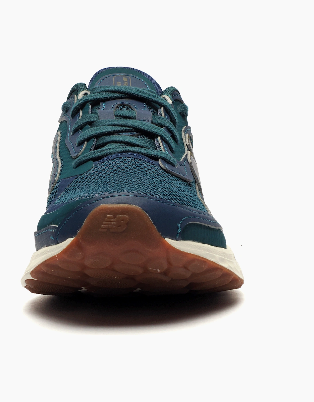 New Balance Fresh Foam Arishi v4 Tiralux Mens Running Shoes Navy / Medusa Green / Wakame