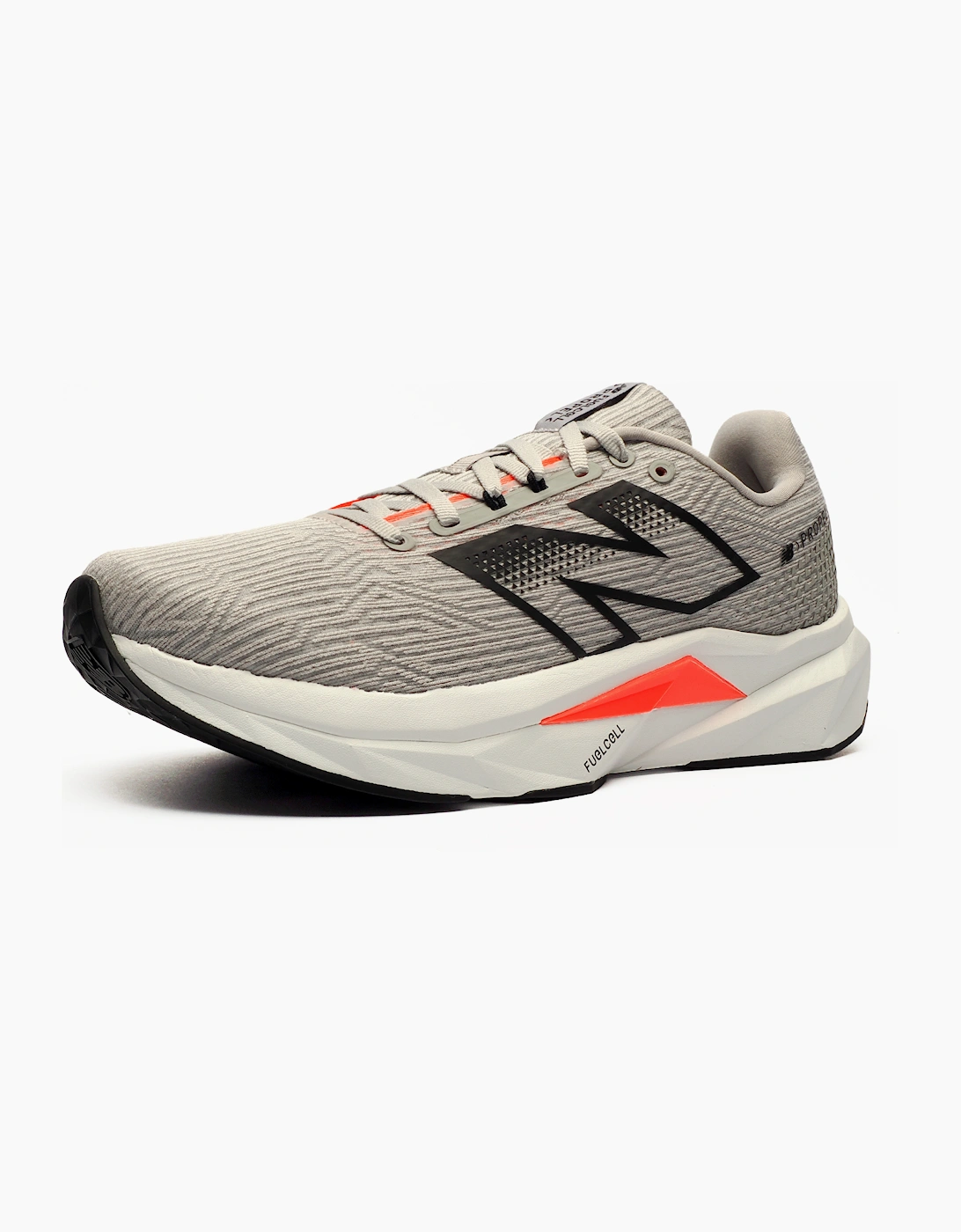 New Balance FuelCell Propell v5 Mens Running Shoes Rain Cloud / Urgent Red